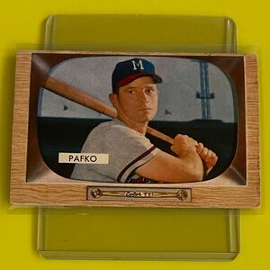 Andy Pafko #12 1955 Bowman Baseball Trading Card